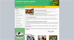 Desktop Screenshot of easternhealth123.com